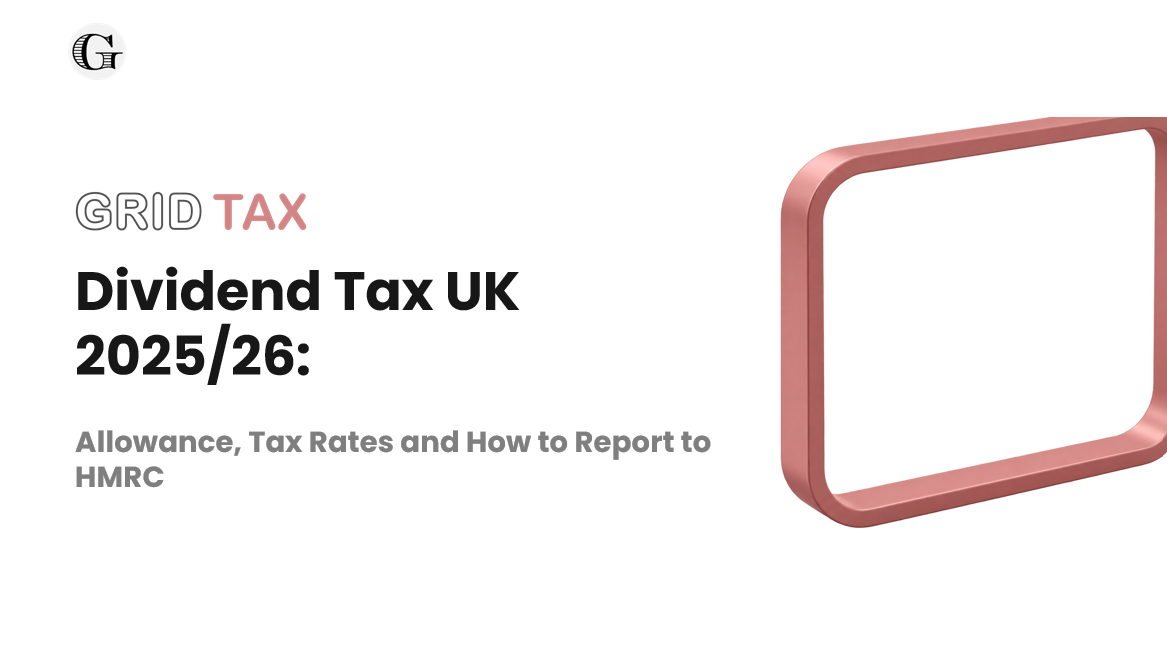 Dividend Tax UK 2025/26: Allowance, Tax Rates and How to Report to HMRC cover